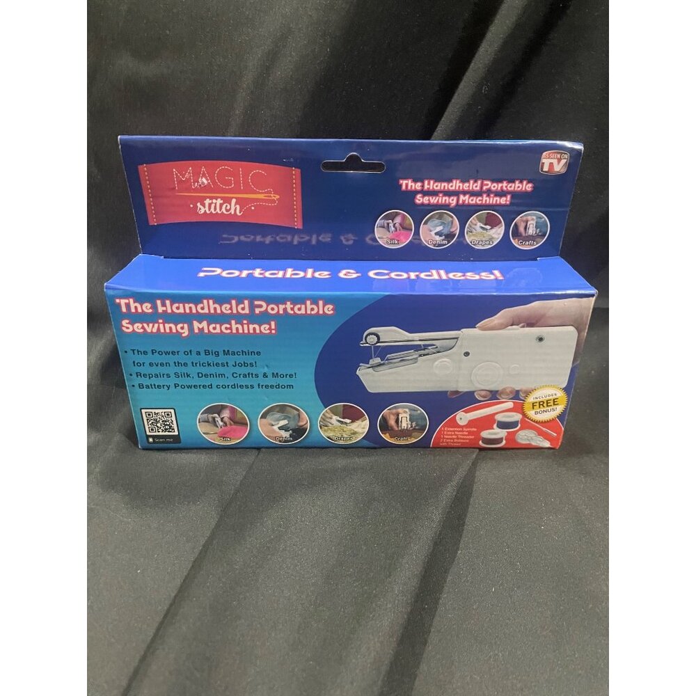 Portable Handy Stitch Battery Power Handheld Sewing Machine NEW Open-Box